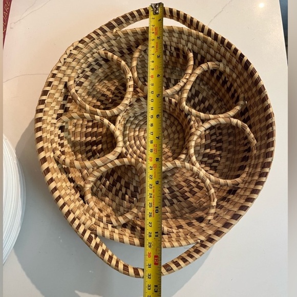 VINTAGE RATTAN DRINKWEAR TRAY - Picture 7 of 13